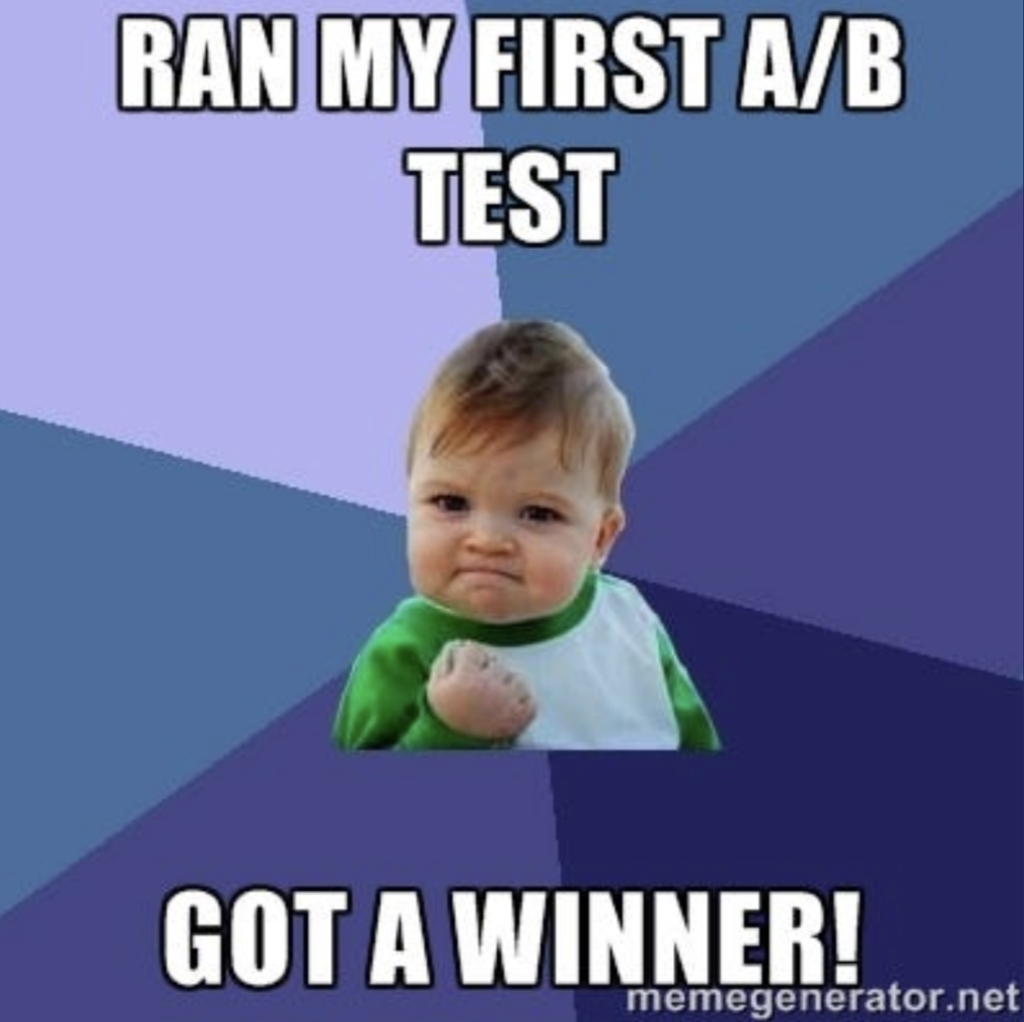 meme of a baby